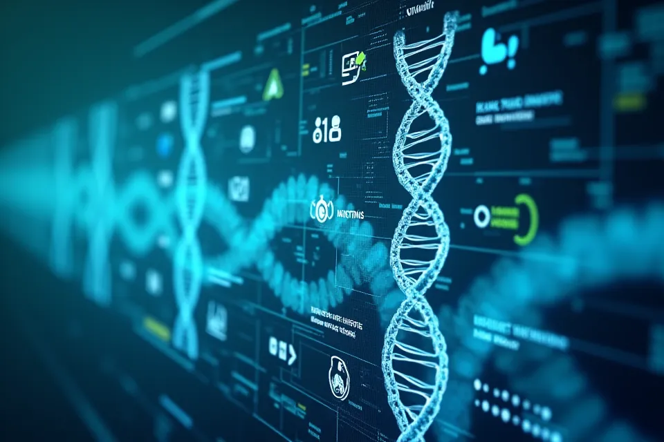 유전자 분석 결과 시각화 및 맞춤형 식단, 운동 추천 이미지
